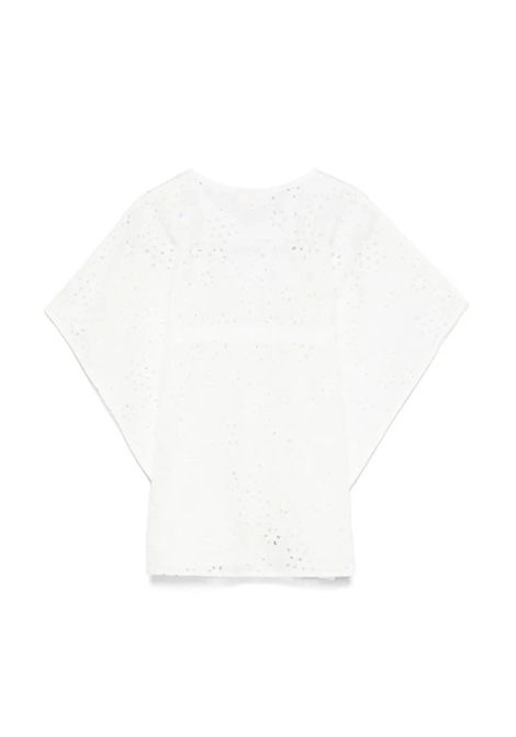 Kaftano con fiori SAINT BARTH | KAT0001 KATE04037H COTTON FLOWER EMBRO 01